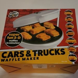Waffle Wow! Cars & Trucks Waffle Maker New in Box